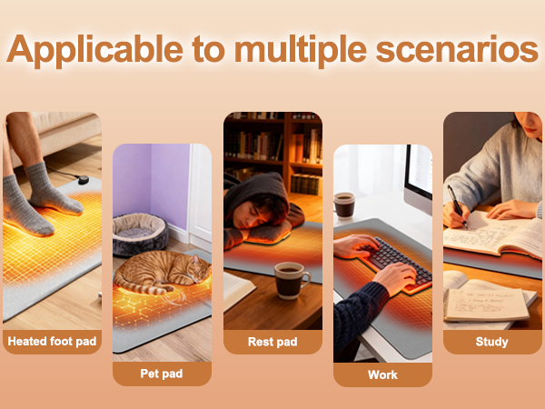heated desk mat