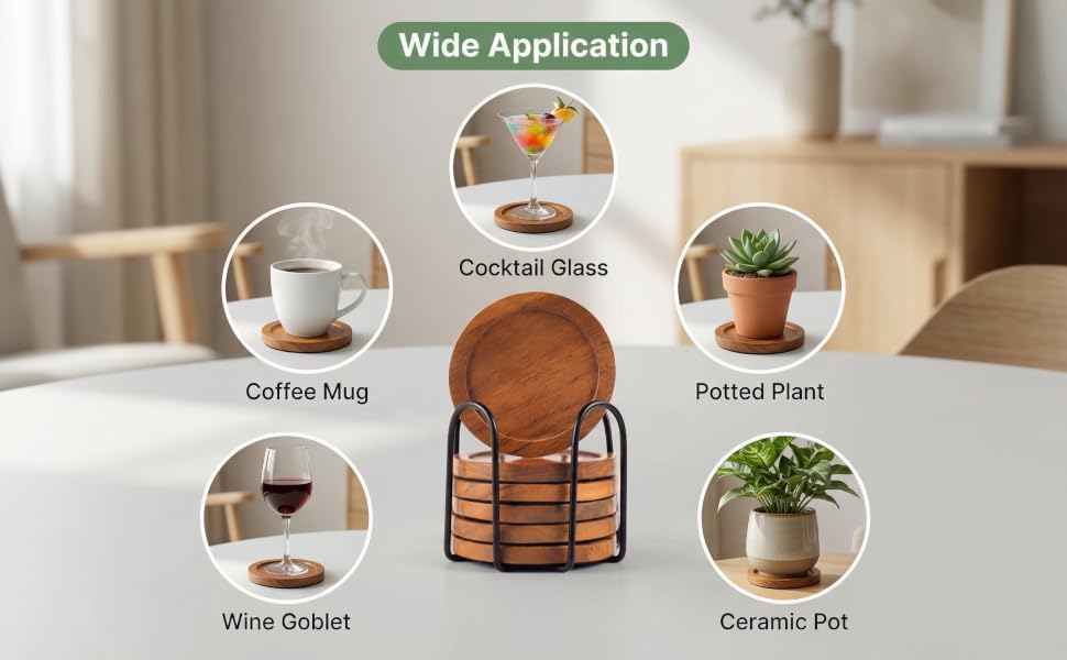multi-usage of coaster like coffee mug potted plant ceramic pot cocktail glass