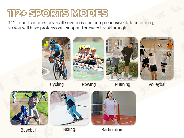 Smartwatch multi-sport monitoring