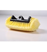 NAVAPAL 10" Car Wash Brush with Soft Detailing Bristle, Flow-Thru Dip Brush for Car Boat RV Campe...
