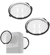 2Pcs Lens Guard for Insta 360 X5, Optical Glass Lens Cover for Insta 360 One X5 Accessories, Anti...