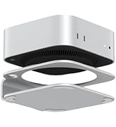 AKKYAJAURE Mac mini M4 Dock Stand, Aluminum Desktop Stand Mount for New Mac mini M4 and M4 Pro, I...