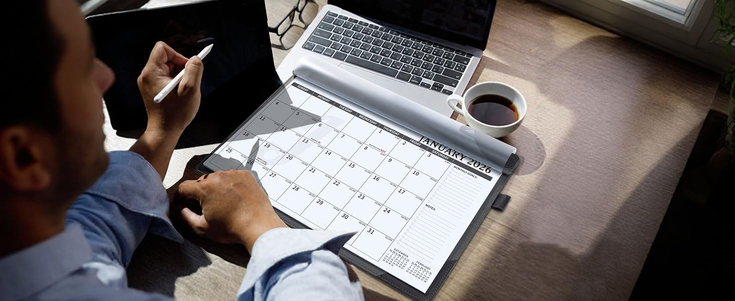 black calendar