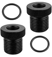 2PCS Car Accessories Adapters with Washers,Durable Steel 1/2x28 to 3/4x16 Adapter for Replace Bro...