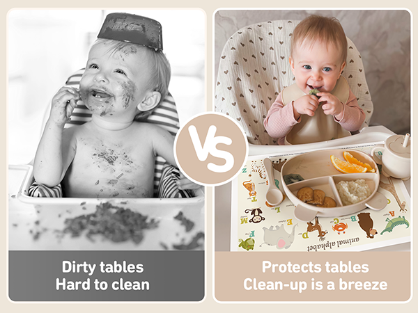 disposable placemats for baby