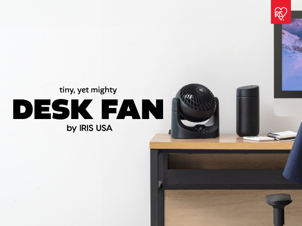 WOOZOO desk fan, mini table fan, portable, back to school, dorm, college