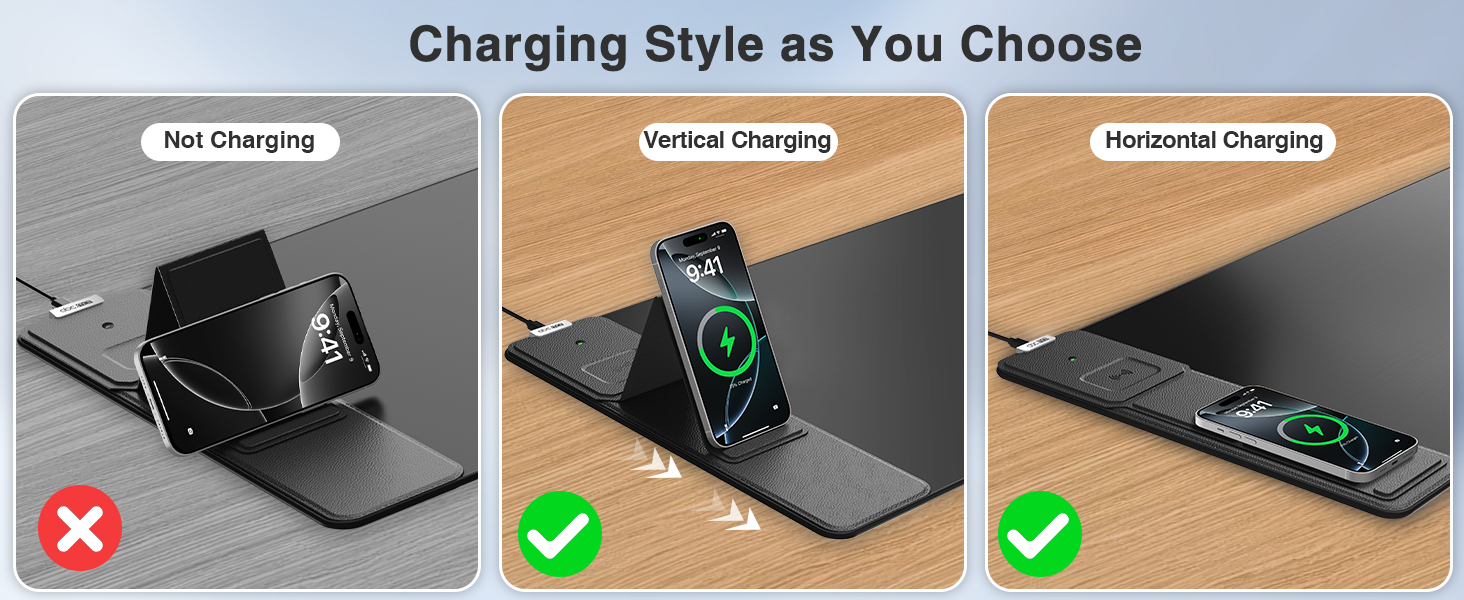 mouse pad with charger