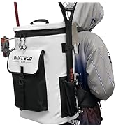 Buffalo Gear Fish Cooler Backpack 32Qt Waterproof Fishing Backpack Cooler Portable Fish Bag, Keep...