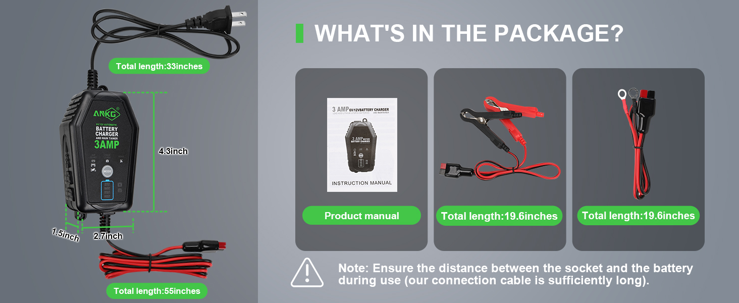 3 Amp Battery Charger