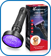 blacklight 100 led flashlight