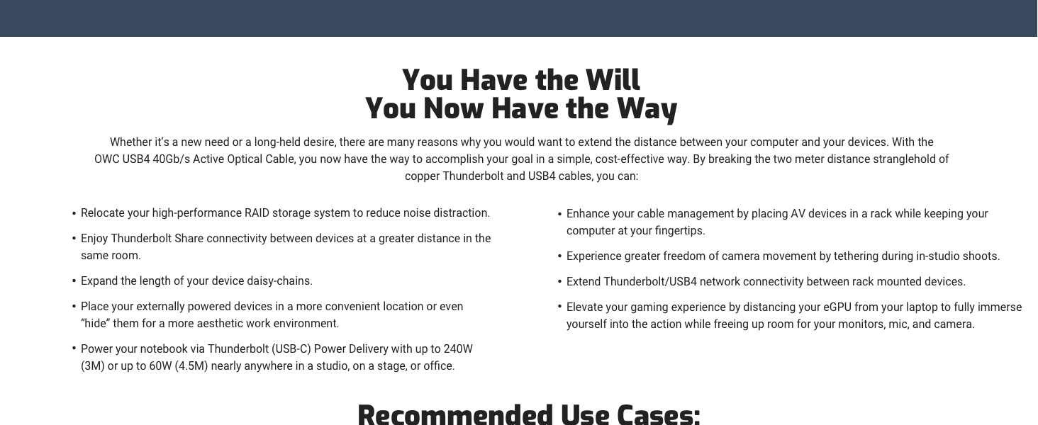 USB4 THUNDERBOLT 3 4 OPTICAL CABLE HIGH SPEED HIGH RES RESOLUTION 8K DURABLE BRAIDED LONG 40GB/S