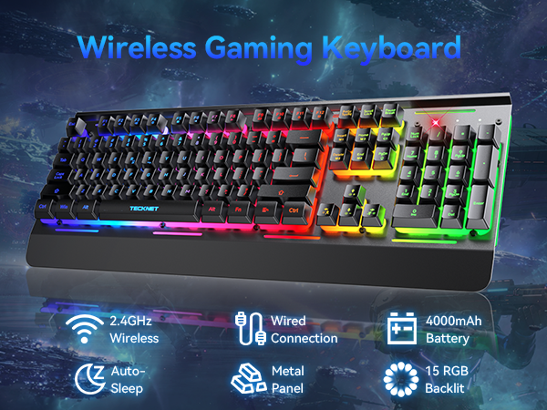 wireless gaming keyboard