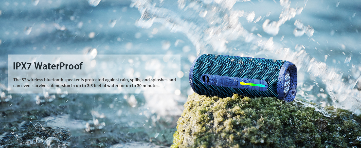 IPX7 waterproof