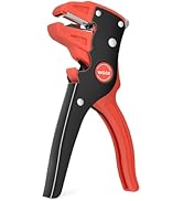 WGGE Automatic Wire Stripper and Cutter, 2 IN 1 Wire Stripper Tool, Adjustable 10-24 AWG Electric...