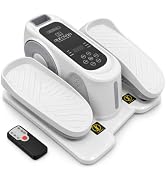 Under Desk Elliptical Machine, Remote Control Elliptical Leg Exerciser | Electric Pedal Exerciser...