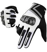 WTACTFUL Motorcycle Gloves for Men, Touchscreen Summer Breathable Riding Gloves for Motocross Racing