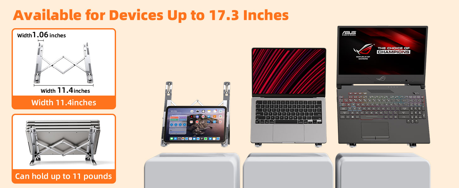 xuenair laptop holder for car compatible with 17.3in device of your laptops and tablets