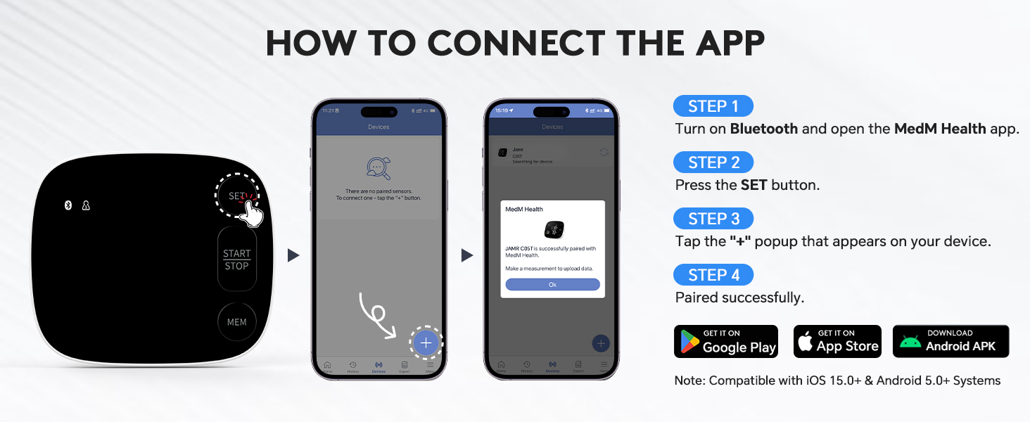 HOW TO CONNECT THE APP