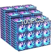 100Packs 120mm ARGB Case Fan, 50 Forward Fans +50 Reverse Fans,Double Infinity Mirror ARGB Fans L...