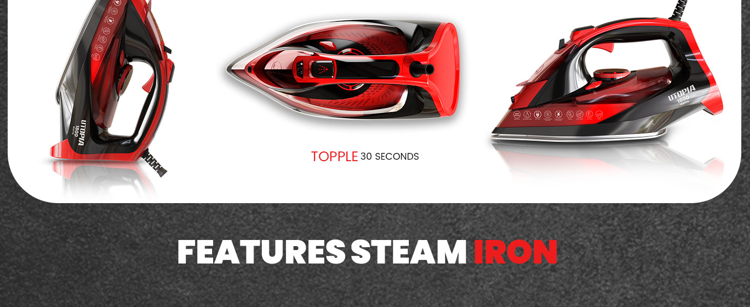 steam iron,steam iron with retractable cord,steam iron for clothes,clothes iron