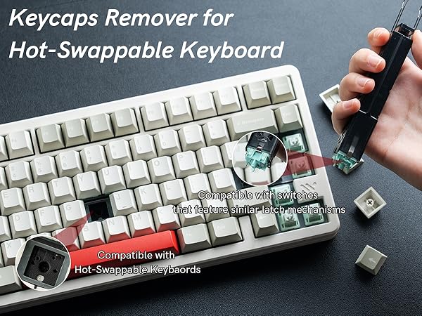 Keycaps Remover for Hot-Swappable Keyboard