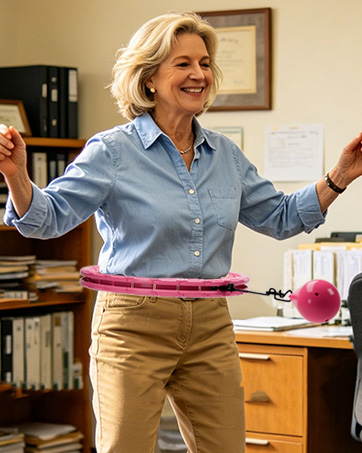 hooping exercise belt