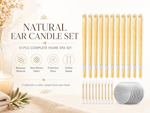 10pcs ear candles