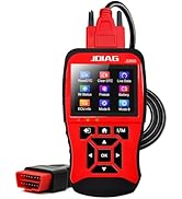 Topdiag JD906 OBD2 Scanner I/M Status Scanner for Car Live Data ECU Info Car Battery Voltage Test...