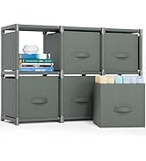 Mavivegue 6 Cube Storage Organizer, Closet Organizers and Storage, Cube Storage Shelf, Easy to As...