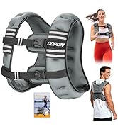 Weighted Vest for Women Men, 8 lb/10 lb/12 lb Weight Vest for Walking with Reflective Stripe and ...