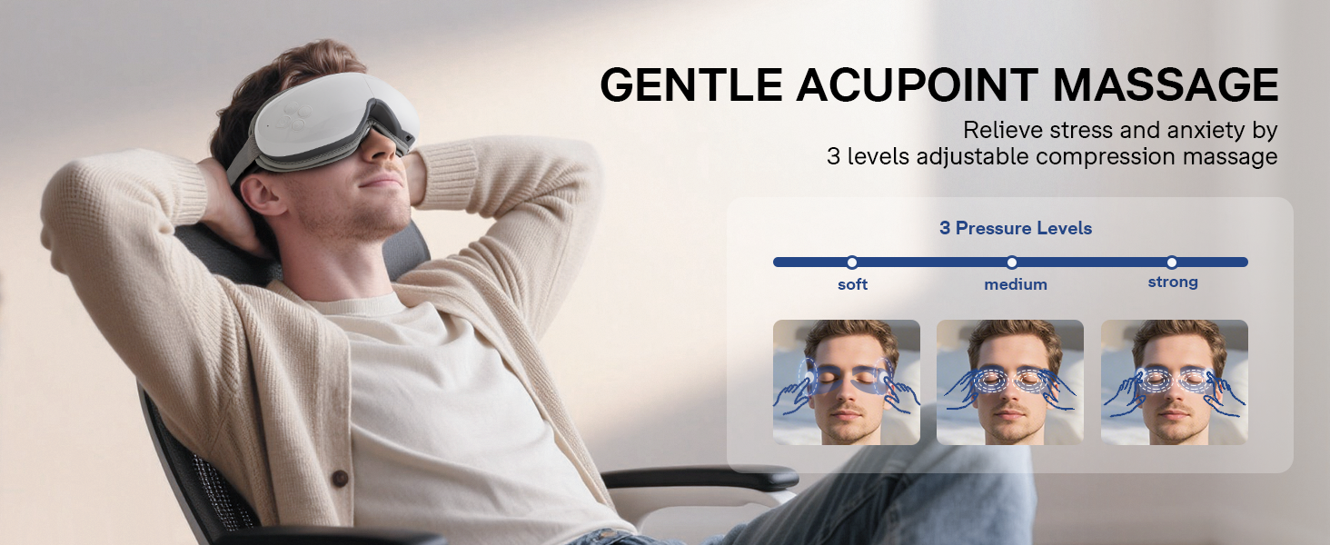 eye massage with Compression