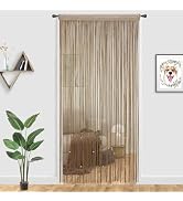 YIIBAII Beaded Curtain Beaded Curtains for Doorways Weave Suitable for Interior Decoration and Pa...