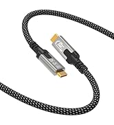 CABLAPTOP USB C Monitor Display Cable 3.3FT 4K@144Hz/60Hz,8K@30Hz USB C 3.2 Gen 2x2 Video Cable,2...