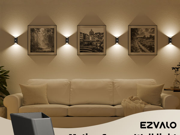 Battery Operated Motion Sensor Wall Light