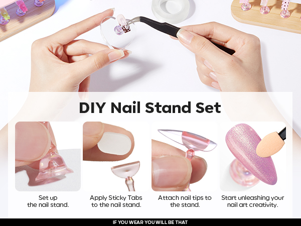 acrylic nail stand