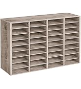 HOOBRO Wooden Literature Organizer, 36-Slot Mail Sorters, Removable Classroom Mailbox, Student Ma...