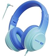 awatrue Kids Headphones with Cord for School, 74/85/94dB Volume Limit, Wired Over-Ear Headphones ...