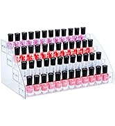 KINGROW Acrylic Nail Polish Organizer 48 Bottles of 4 Layers Display Rack Storage Essential Oils ...