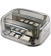 Tccmebius TCC-S865 USB 3.0 to SATA IDE Dual Slots External Transparent Hard Drive Docking Station...