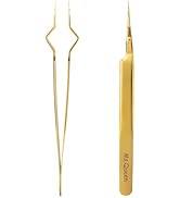 Ms.Queen Isolation Tweezers for Eyelash Extensions,Unique Design with Precision Tips Isolation Ey...