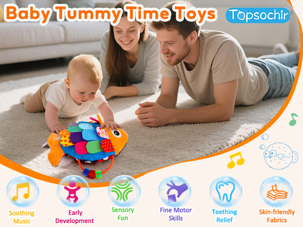 infant tummy time toys