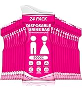 HOKINETY Disposable Urine Bag for Travel - 900ML Portable Pee Bags for Women Men 8/12/20/24/28 PC...
