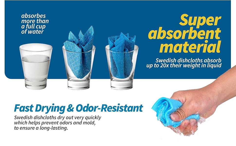 super absorbent dishcloth