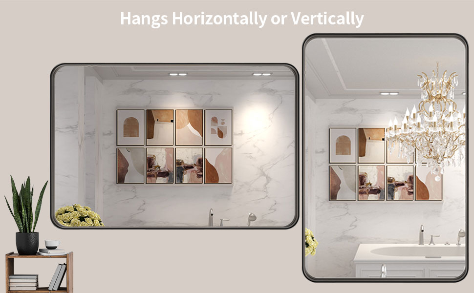 rounded rectangle mirror