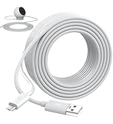 10M/33FT Micro USB Cable Power extension Cord Compatible with eufy Indoor Camera E200 WYZE Cam Pa...
