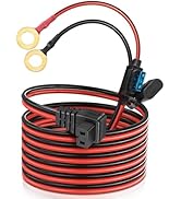 Anina 12V DC Power Cord Cable for Car Fridge with 14AWG O Ring Terminal Car Cooler Charger Compat...