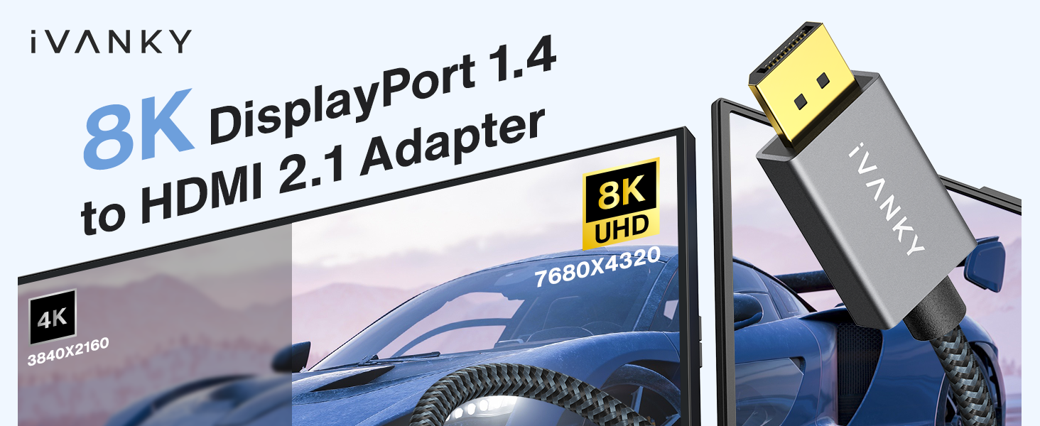 Active DisplayPort to HDMI Adapter