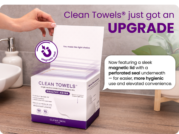 Magnetic Lid with perforated seal, more hygienic, elevated convenience