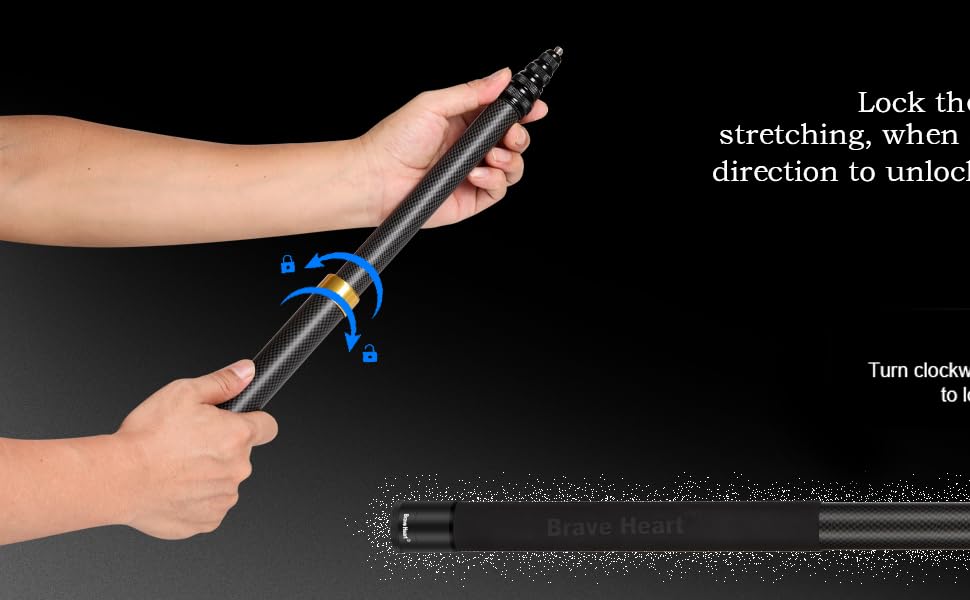 3m extended invisible selfie stick for insta360 x5 x4 x3 x2 x