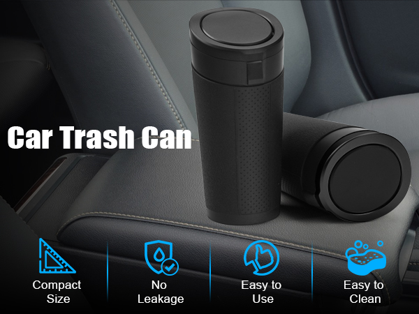 car trash can